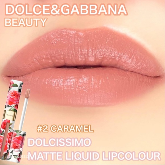 NEW Dolce & Gabbana Dolcissimo Matte Liquid Lipcolour~Caramel (2)~SOLD OUT - Picture 3 of 5